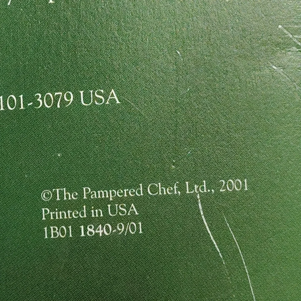 The Pampered Chef vintage cookbook